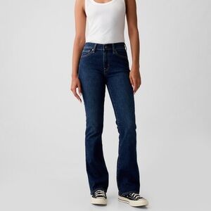 GAP | Mid Rise Baby Boot | 30/10 Petite | Dark Wash